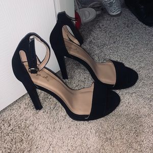 Black heels